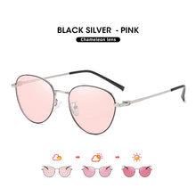 Load image into Gallery viewer, Round Photochromic Sunglasses For Women Men Sun Glasses Polarized Driving Glasses Chameleon Lens Anti-Glare lentes de sol hombre