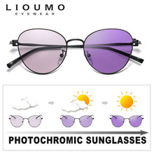 Load image into Gallery viewer, Round Photochromic Sunglasses For Women Men Sun Glasses Polarized Driving Glasses Chameleon Lens Anti-Glare lentes de sol hombre