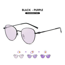 Load image into Gallery viewer, Round Photochromic Sunglasses For Women Men Sun Glasses Polarized Driving Glasses Chameleon Lens Anti-Glare lentes de sol hombre