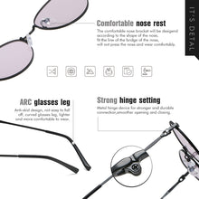 Load image into Gallery viewer, Round Photochromic Sunglasses For Women Men Sun Glasses Polarized Driving Glasses Chameleon Lens Anti-Glare lentes de sol hombre