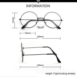 Round Plain Clear Glasses Ultra Light Metal Decoration Transparent Women Eyewear Frames Prescription Optical Spectacle Frames SL