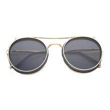 Load image into Gallery viewer, Round Polarized Clip On Myopia Eyeglasses Women Men Oversized Sun Glasses Driving Polarized Goggles Punk sunglasses FML