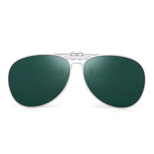 Load image into Gallery viewer, Round Polarized Clip On Sunglasses Pilot Women Men Filp up Sunglasses UV400