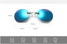 Load image into Gallery viewer, Round Rimless Sunglasses Men Classic Clamp Nose Sun Glasses Mens Matrix Morpheus Mini Frameless Brand Design Glasses