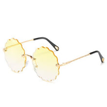 Load image into Gallery viewer, Round Rimless Sunglasses Women 2023 Brand  Feamle Woman Shades Ins Sun glasses lunettes de sol femme Sunglass UV400