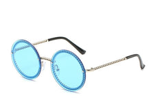 Load image into Gallery viewer, Round Rimless Sunglasses Women  Trimming Gradient Shades Sun Glasses Female Metal Framless Vintage Ladies Eyewear