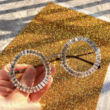 Load image into Gallery viewer, Round Small  Women Sunglasses Rhinestone 2023 Brand Designer Men Sun Glasses Oculos De Sol Feminino Bling Sunglasses