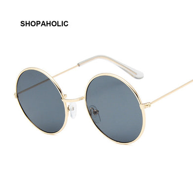 Round Small Sunglasses Women Brand Designer Vintage Metal Sun Glasses for Female  Glasses Retro Circle Eyewear