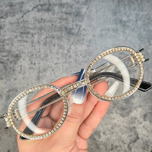 Load image into Gallery viewer, Round Steampunk Small Blingbling Sunglasses For Women Men 2023 Diamond  Designer Gradient Gothic Sunglasses Men Feminino