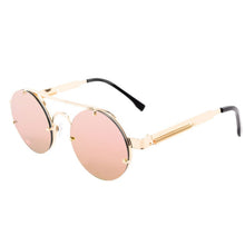 Load image into Gallery viewer, Round Steampunk Sunglasses Brand Design Men Women Metal Punk Sun glasses Vintage Sunglass UV400 Shades Eyewear Gafas de Sol