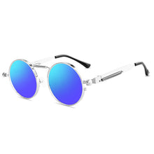 Load image into Gallery viewer, Round Steampunk Sunglasses Brand Men Women Vintage Metal Punk Sun glasses UV400 Shades Eyewear Oculos Gafas de Sol
