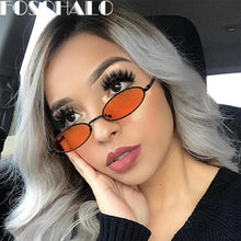 Load image into Gallery viewer, Round Steampunk Sunglasses Women Small Vintage Brand Designer Sun Glasses Retro Oval Sunglass Eyewear Female Shades UV400