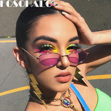 Load image into Gallery viewer, Round Steampunk Sunglasses Women Small Vintage Brand Designer Sun Glasses Retro Oval Sunglass Eyewear Female Shades UV400