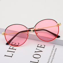 Load image into Gallery viewer, Round Sunglasses Ladies 2023 Latest Retro Sunglasses Men&#39;s  Brand Well-Known Designer Oval Frame Sunglasses UV400