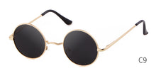 Load image into Gallery viewer, Round Sunglasses Men Polarized UV400  Brand Design Vintage Retro Circle Frame Sun Glasses Women Yellow Lens 801B