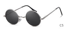Load image into Gallery viewer, Round Sunglasses Men Polarized UV400  Brand Design Vintage Retro Circle Frame Sun Glasses Women Yellow Lens 801B