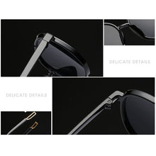Load image into Gallery viewer, Round Sunglasses Women Brand Designer Oval Oversized Sun Glasses Female Retro Black Eyewear UV400