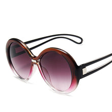 Load image into Gallery viewer, Round Sunglasses Women Men Oversize Eyewear Gradient Big Frame Sun Glasses Brand Designer UV400 Female Shades Oculos