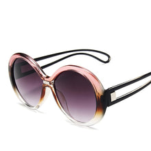 Load image into Gallery viewer, Round Sunglasses Women Men Oversize Eyewear Gradient Big Frame Sun Glasses Brand Designer UV400 Female Shades Oculos