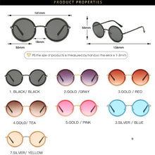 Load image into Gallery viewer, Round Sunglasses Women&#39;s 2023  Brand Rimless Sun glasses lunettes de sol femme Shades Women Sunglass zonnebril dames UV400