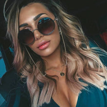 Load image into Gallery viewer, Round Sunglasses Women&#39;s 2023  Brand Rimless Sun glasses lunettes de sol femme Shades Women Sunglass zonnebril dames UV400