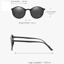 Load image into Gallery viewer, Round Trendy Outdoor HD Polarized Sunglasses Men Classic Vintage Travel Sun Glasses Driving Gafas De Sol De Los Hombres UV400