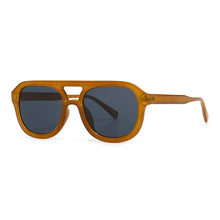 Load image into Gallery viewer, Round Vintage Sunglasses Women 2023 Design Retro Brand Sun Glasses Female Lady Double Bridges Designer Oculos De Sol