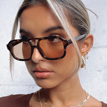 Load image into Gallery viewer, Round Vintage Sunglasses Women 2023 Design Retro Brand Sun Glasses Female Lady Double Bridges Designer Oculos De Sol
