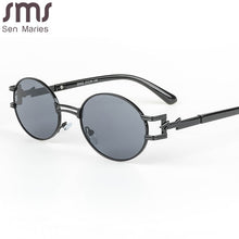 Load image into Gallery viewer, Round Vintage Sunglasses Women Men Steampunk Oval Sun Glasses Men Punk Retro Eyeglasses  Brand Designer Eyewear UV400