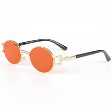 Load image into Gallery viewer, Round Vintage Sunglasses Women Men Steampunk Oval Sun Glasses Men Punk Retro Eyeglasses  Brand Designer Eyewear UV400