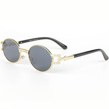 Load image into Gallery viewer, Round Vintage Sunglasses Women Men Steampunk Oval Sun Glasses Men Punk Retro Eyeglasses  Brand Designer Eyewear UV400