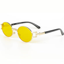 Load image into Gallery viewer, Round Vintage Sunglasses Women Men Steampunk Oval Sun Glasses Men Punk Retro Eyeglasses  Brand Designer Eyewear UV400
