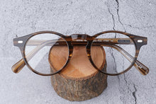 Load image into Gallery viewer, Round Vintage acetate eyeglass frames  Gregory Peck OV5186 Women  Myopia Optical Frames Computer Glasses Transparent glasses