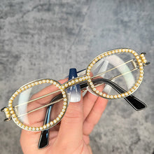 Carica l'immagine nel visualizzatore di Gallery, Round Women Sunglasses Brand Designer Diamond Sunglasses Women 2023 Gothic Steampunk Colorful Rhinestone Shades UV400 Oculos