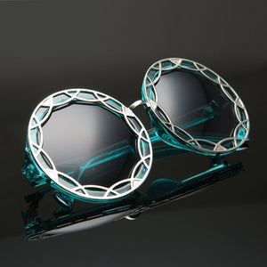 Round Yellow Sunglasses For Women Black Pink  Blue Sun Glasses Female Champagne Gray Shades Trends 2023  Designer