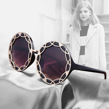 Load image into Gallery viewer, Round Yellow Sunglasses For Women Black Pink  Blue Sun Glasses Female Champagne Gray Shades Trends 2023  Designer