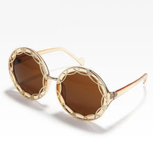 Load image into Gallery viewer, Round Yellow Sunglasses For Women Black Pink  Blue Sun Glasses Female Champagne Gray Shades Trends 2023  Designer