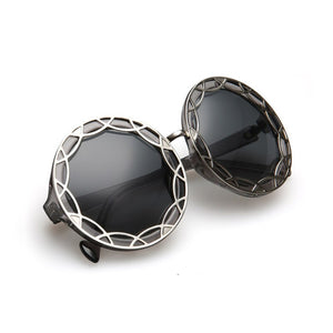 Round Yellow Sunglasses For Women Black Pink  Blue Sun Glasses Female Champagne Gray Shades Trends 2023  Designer