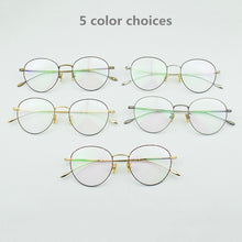 Load image into Gallery viewer, Round eye glasses frame women 2023 tag Hezekiah Brand Retro eyeglasses men Goggles transparent computer optical glasses