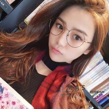 Load image into Gallery viewer, Round eye glasses frame women 2023 tag Hezekiah Brand Retro eyeglasses men Goggles transparent computer optical glasses