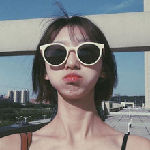 Load image into Gallery viewer, Round frame trend small frame glasses sunglasses Practical sunglasses birthday gift wild Portable glasses