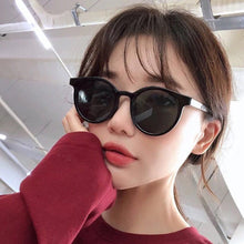 Load image into Gallery viewer, Round frame trend small frame glasses sunglasses Practical sunglasses birthday gift wild Portable glasses