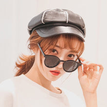 Load image into Gallery viewer, Round frame trend small frame glasses sunglasses Practical sunglasses birthday gift wild Portable glasses