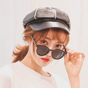 Round frame trend small frame glasses sunglasses Practical sunglasses birthday gift wild Portable glasses