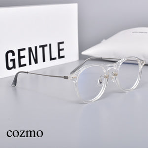Round  frame women eyeglasses frames GM glasses COZMO Myopia glasses women men frame Reading Glasses  Plain glass spectacles