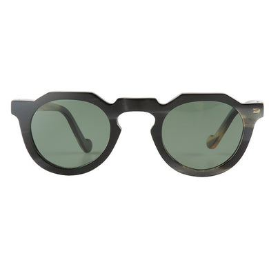 Round oval yak horn frame UV400 polarized lenses unisex women men's sunglasses horn glasses eyeglasses