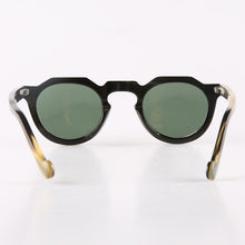 Load image into Gallery viewer, Round oval yak horn frame UV400 polarized lenses unisex women men&#39;s sunglasses horn glasses eyeglasses
