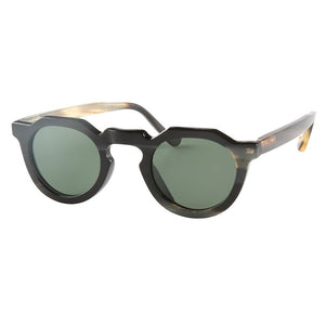 Round oval yak horn frame UV400 polarized lenses unisex women men's sunglasses horn glasses eyeglasses