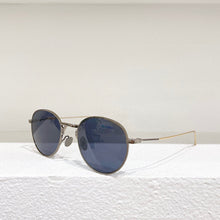 Load image into Gallery viewer, Round women sunglasses metal frame green lens style men sunglasses