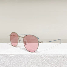 Load image into Gallery viewer, Round women sunglasses metal frame green lens style men sunglasses